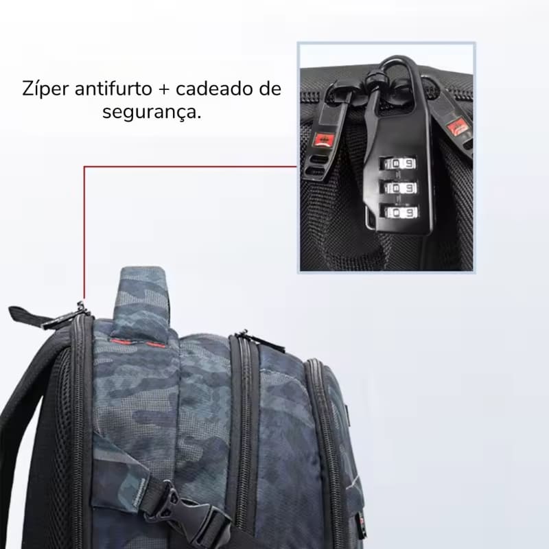 Mochila Escolar Camuflada