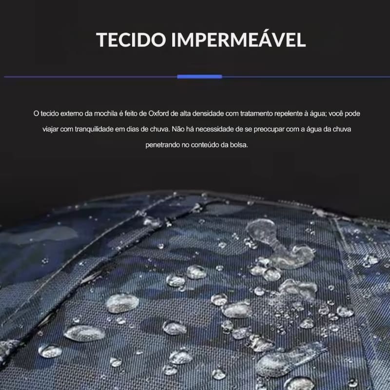 Mochila Escolar Impermeável