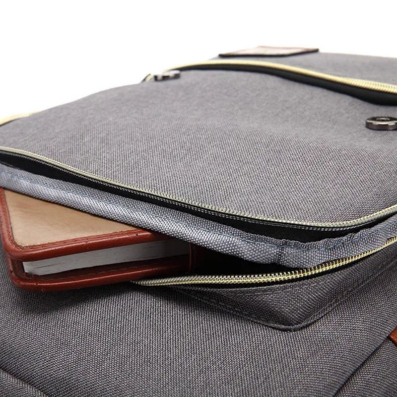 Bagagem Vip Mochila Masculina CanvasCraft – Lona Premium