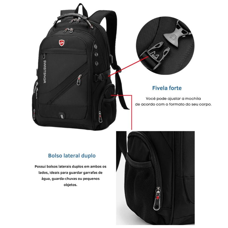 Mochila Masculina Preta NimbusPack