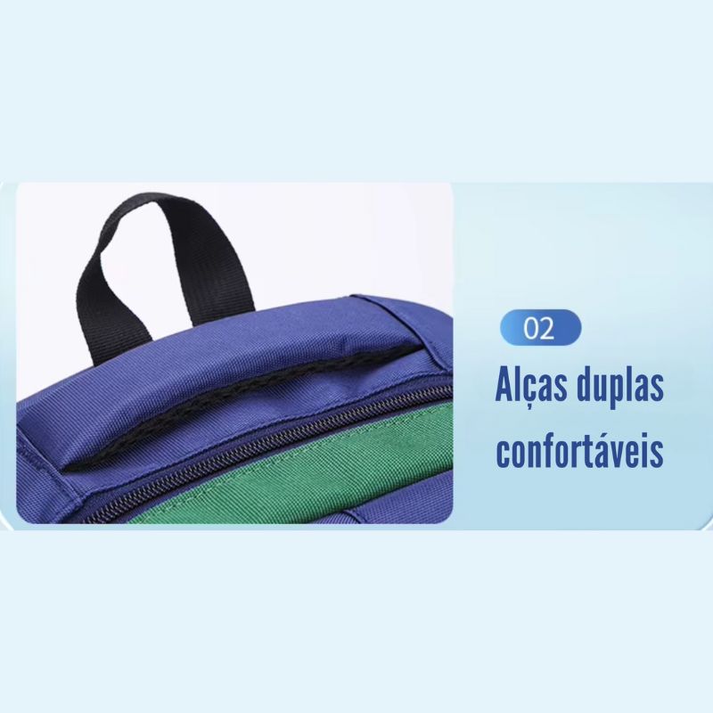 Detalhes da Alça Mochila Menino 