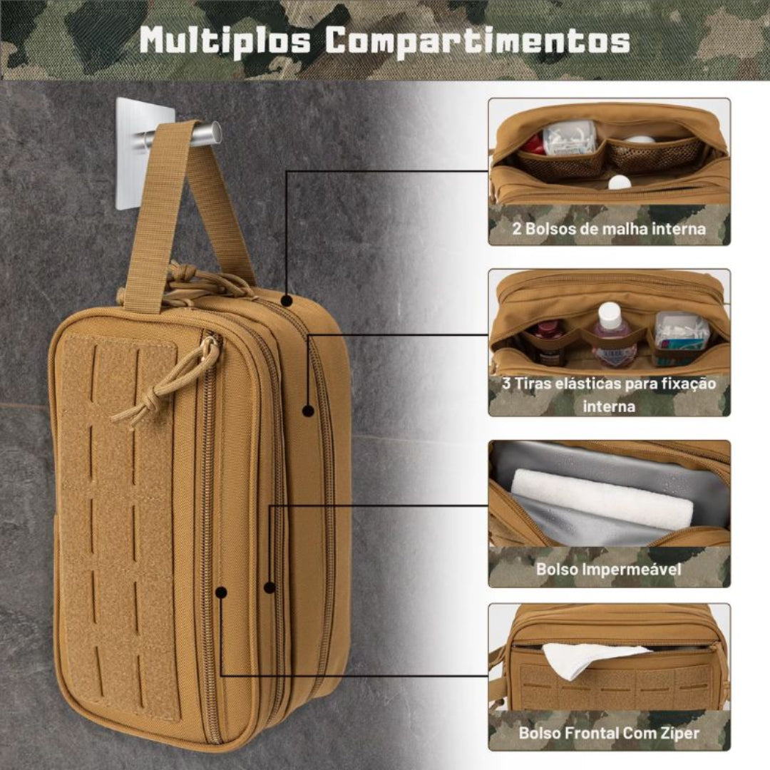Necessaire Viagem Masculina com Compartimentos 