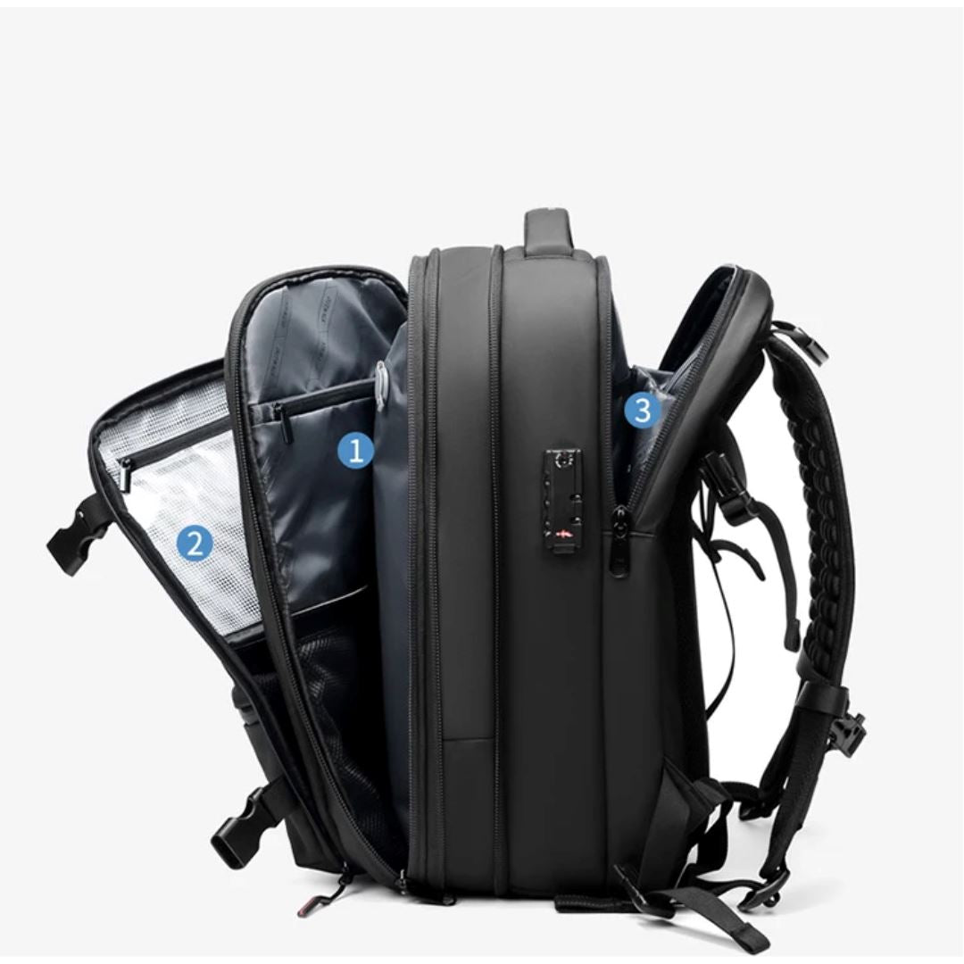 Airback Mochila De Compressão a Vácuo + Bomba de Compreção [Mochila Masculina] - Airback Mochila De Compressão a Vácuo Bagagem VIP 