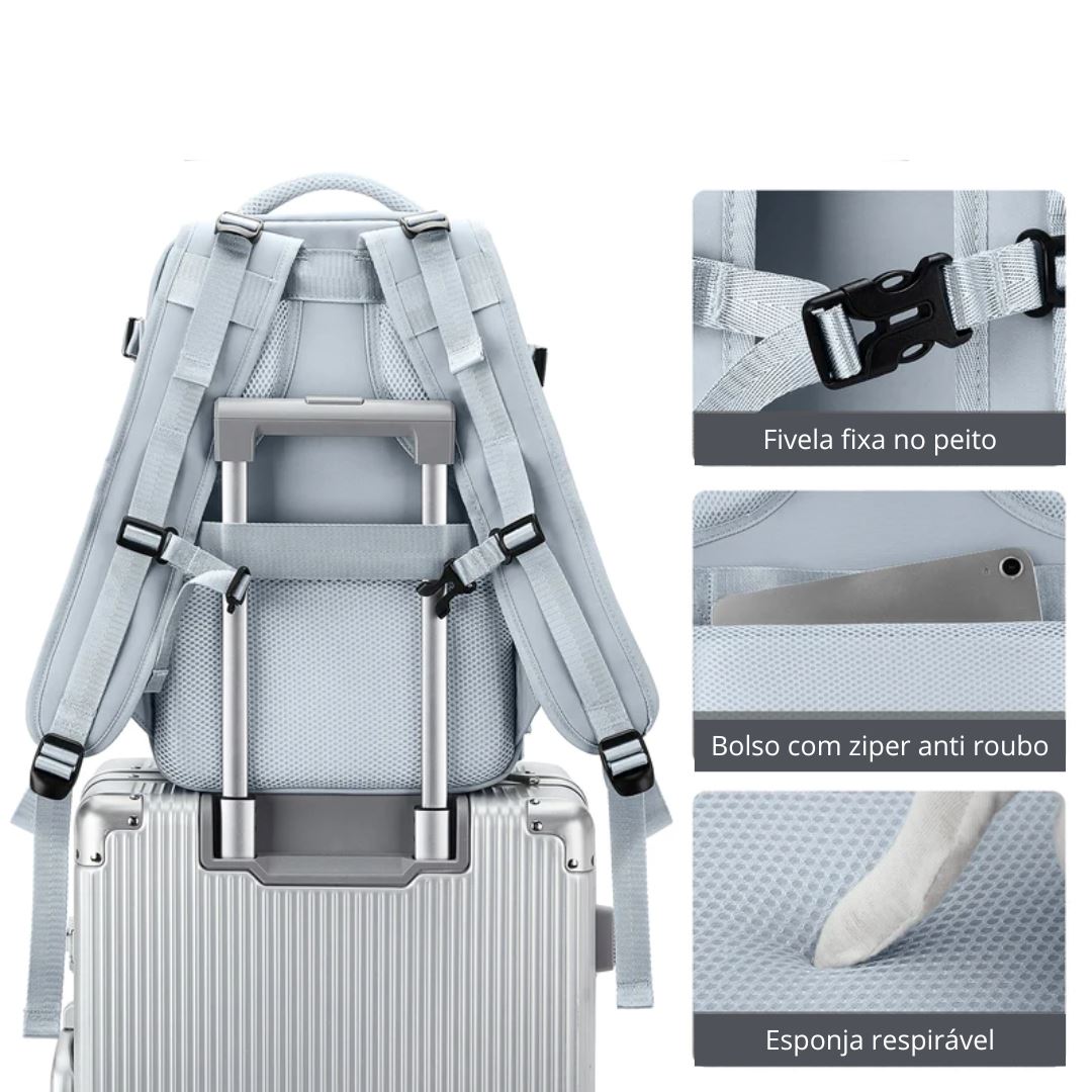 AirPack - Mochila de Bordo de Viagem [Mochila de Viagem] - AirPack - Mochila de Bordo de Viagem Bagagem Vip 