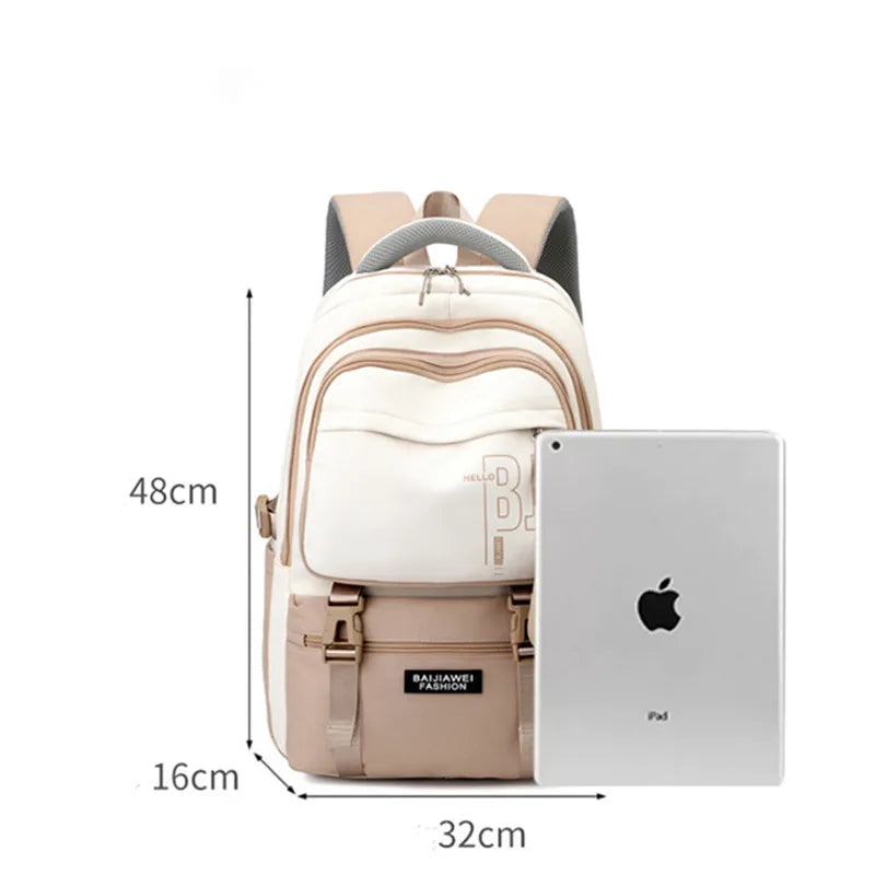 BaijiStar - Mochila Escolar Premium + 1 Mine Bolsa Inclusa [Mochila Escolar] - BaijiStar - Mochila Escolar Premium + 1 Mine Bolsa Inclusa Bagagem Vip 