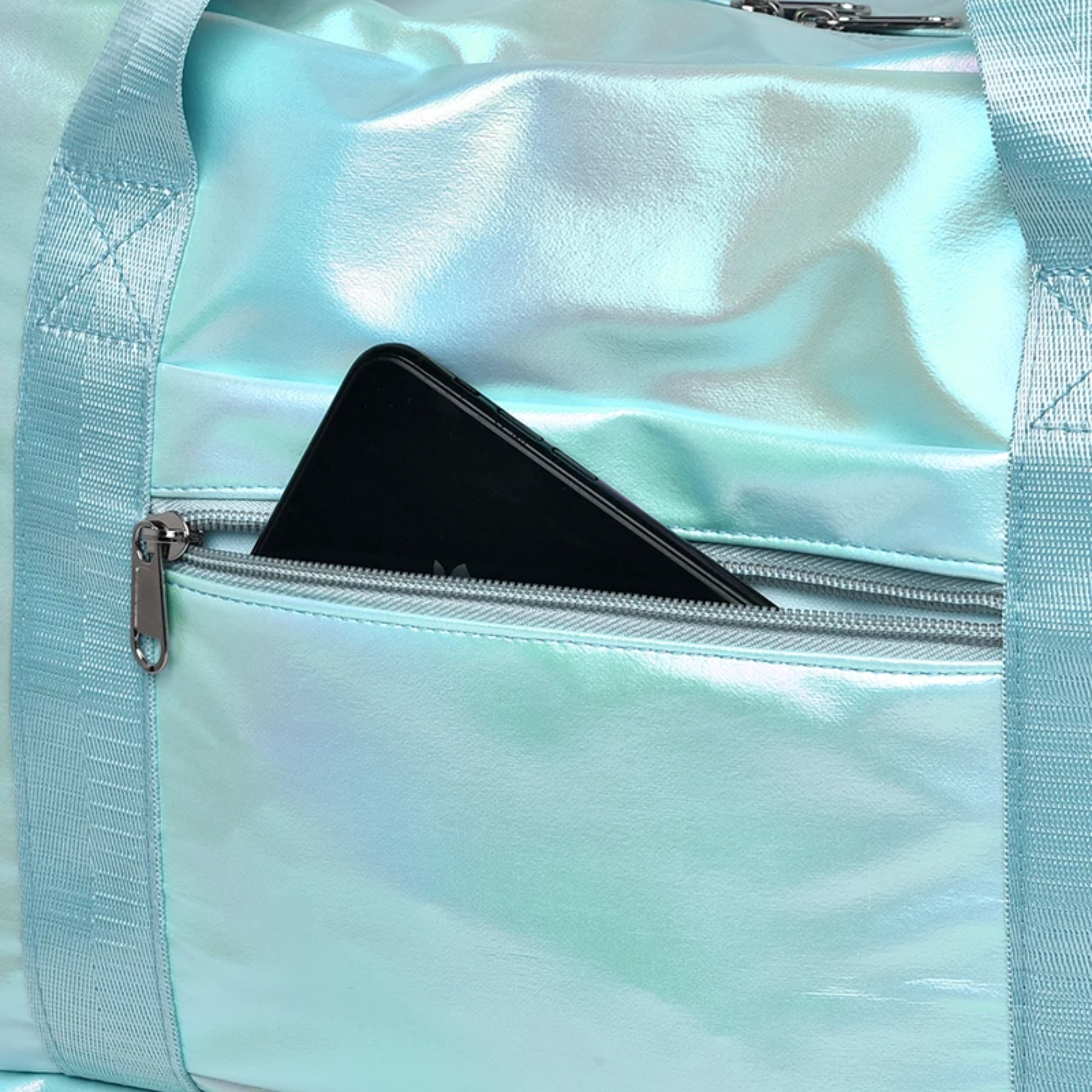 Bolsa feminina azul AOTTLA combinando com estilo esportivo