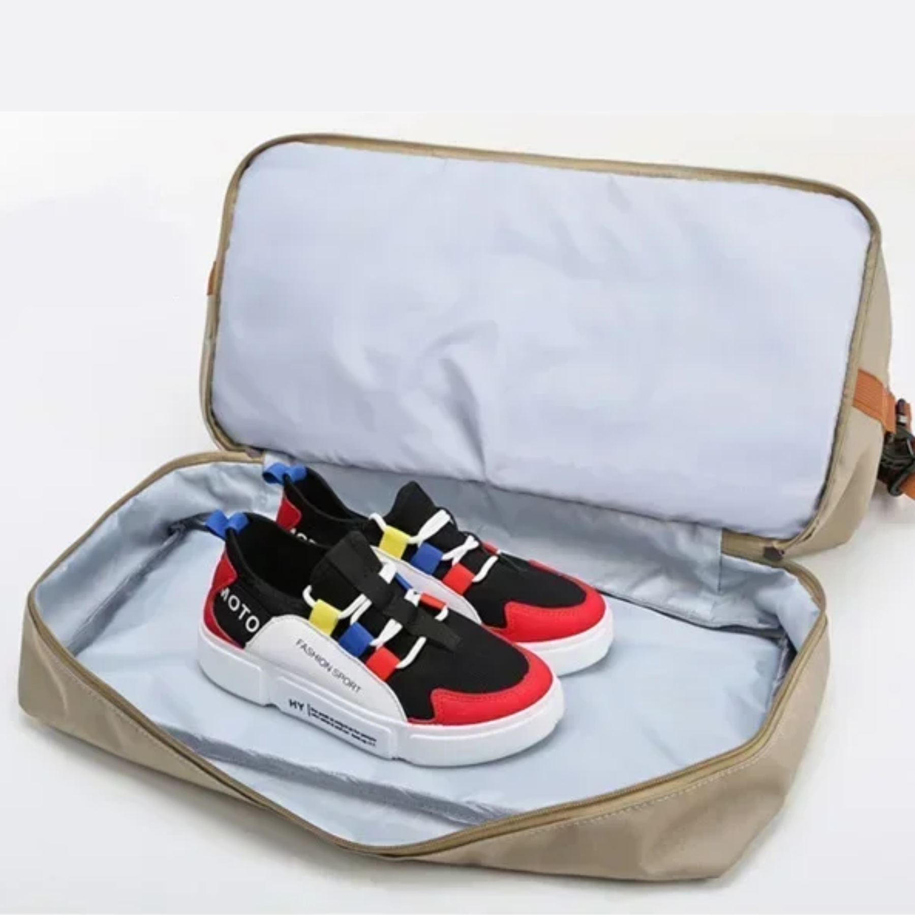 Bolsa de viagem feminina UltraPack bege multiuso para viagens, academia e rotina
