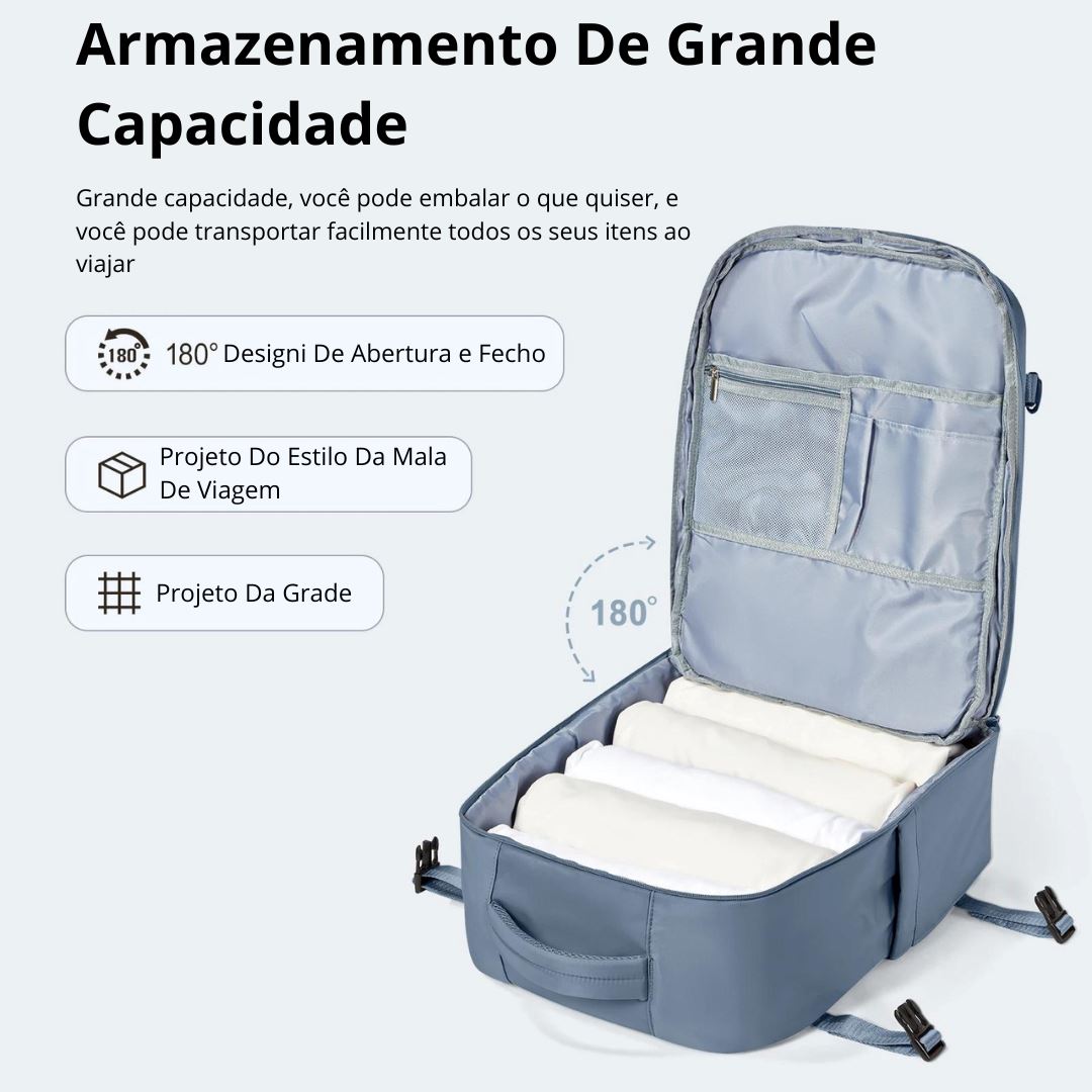CabinReady - Mochila de Viagem Unisex [Mochila Unisex] - CabinReady - Mochila de Viagem Unisex Bagagem Vip 