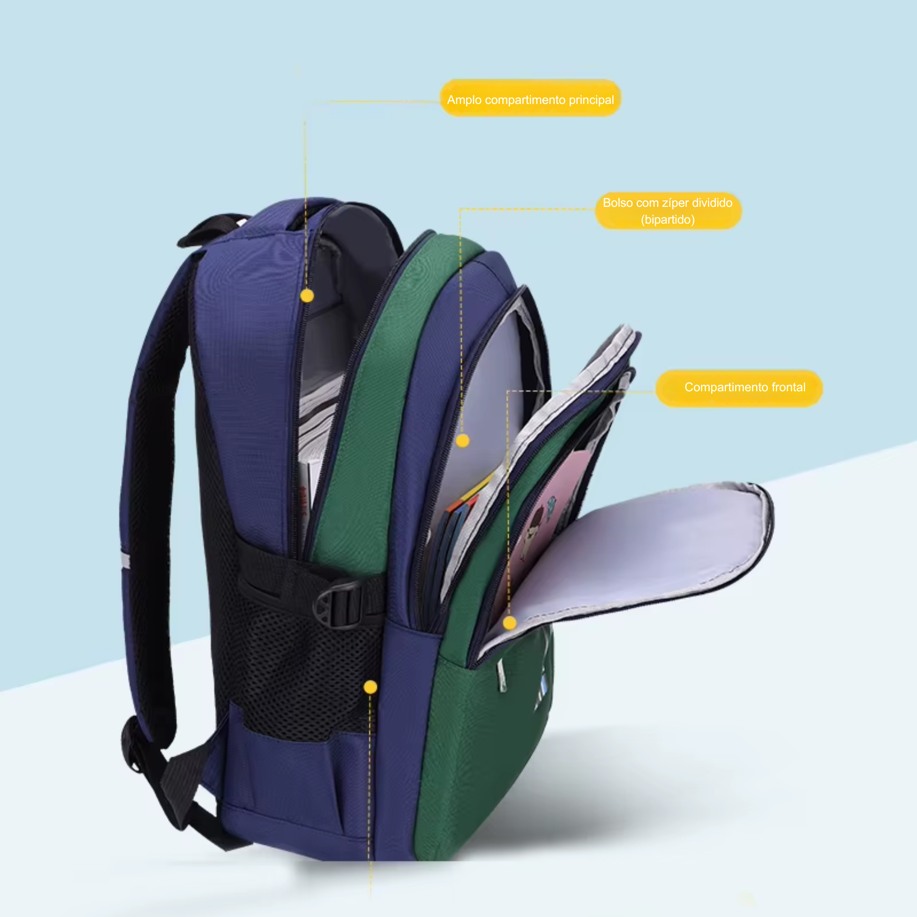 Mochila Escolar Para Menino KidsFlex