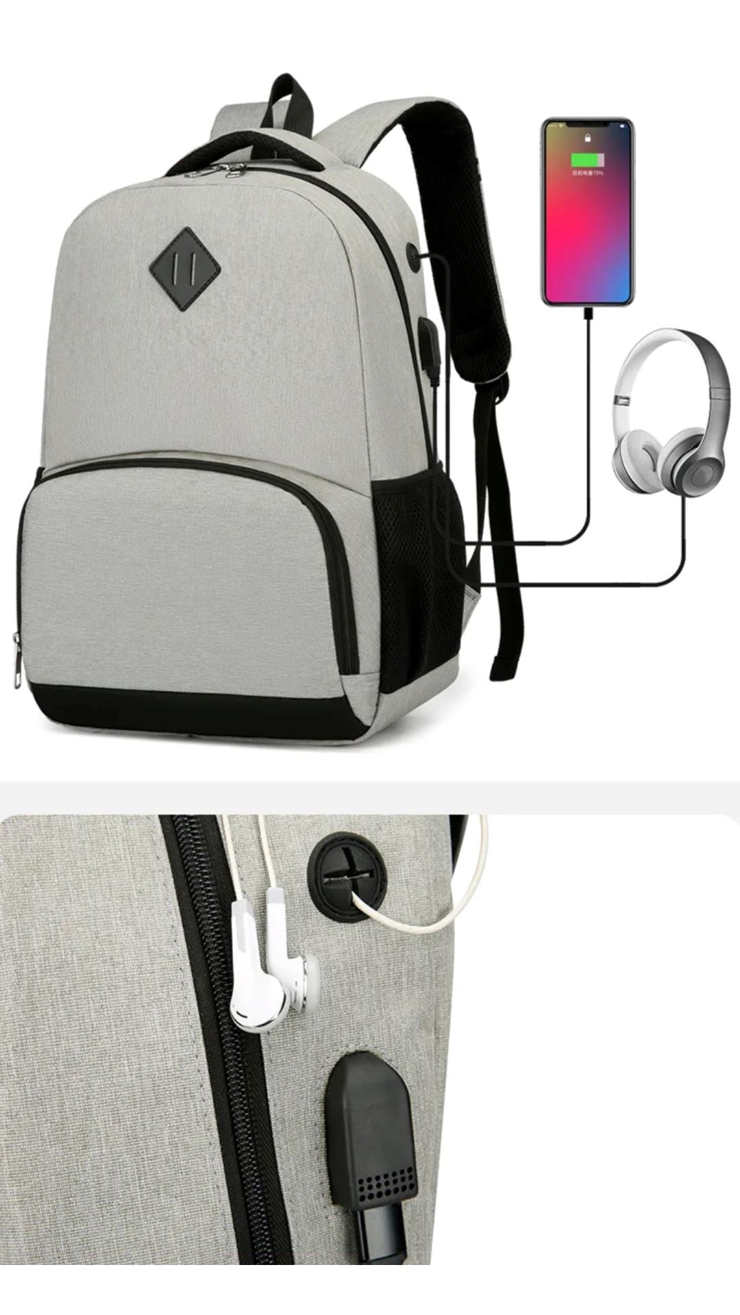 ExecuPack - Mochila Para Notebook Com Compartimento Térmico [Mochila Unisex] - ExecuPack - Mochila Para Notebook Com Compartimento Térmico Bagagem Vip 
