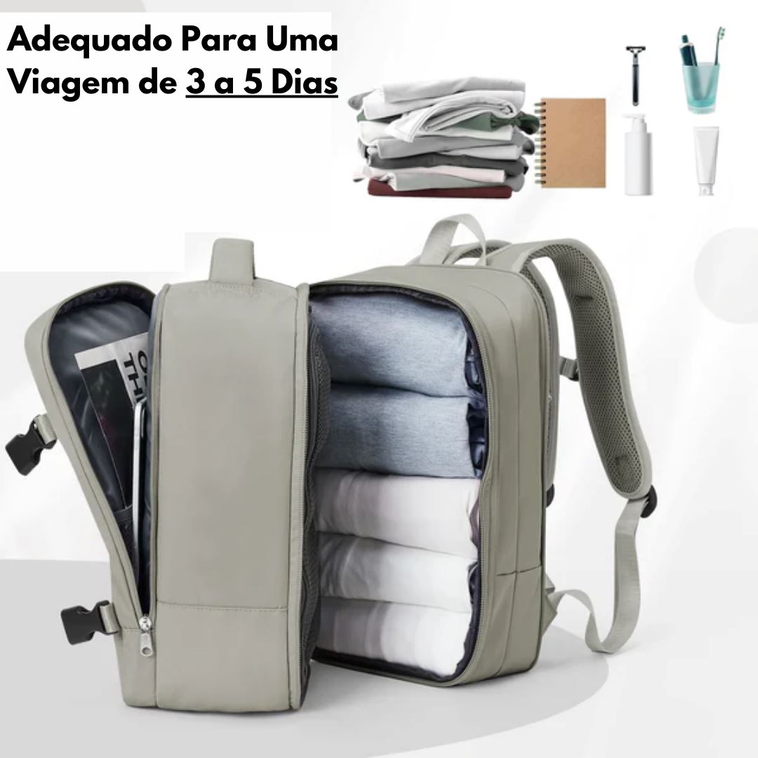ExpanTravel - Mochila de Viagem Expansivel [Mochila de Viagem] - ExpanTravel - Mochila de Viagem Expansivel Bagagem Vip 