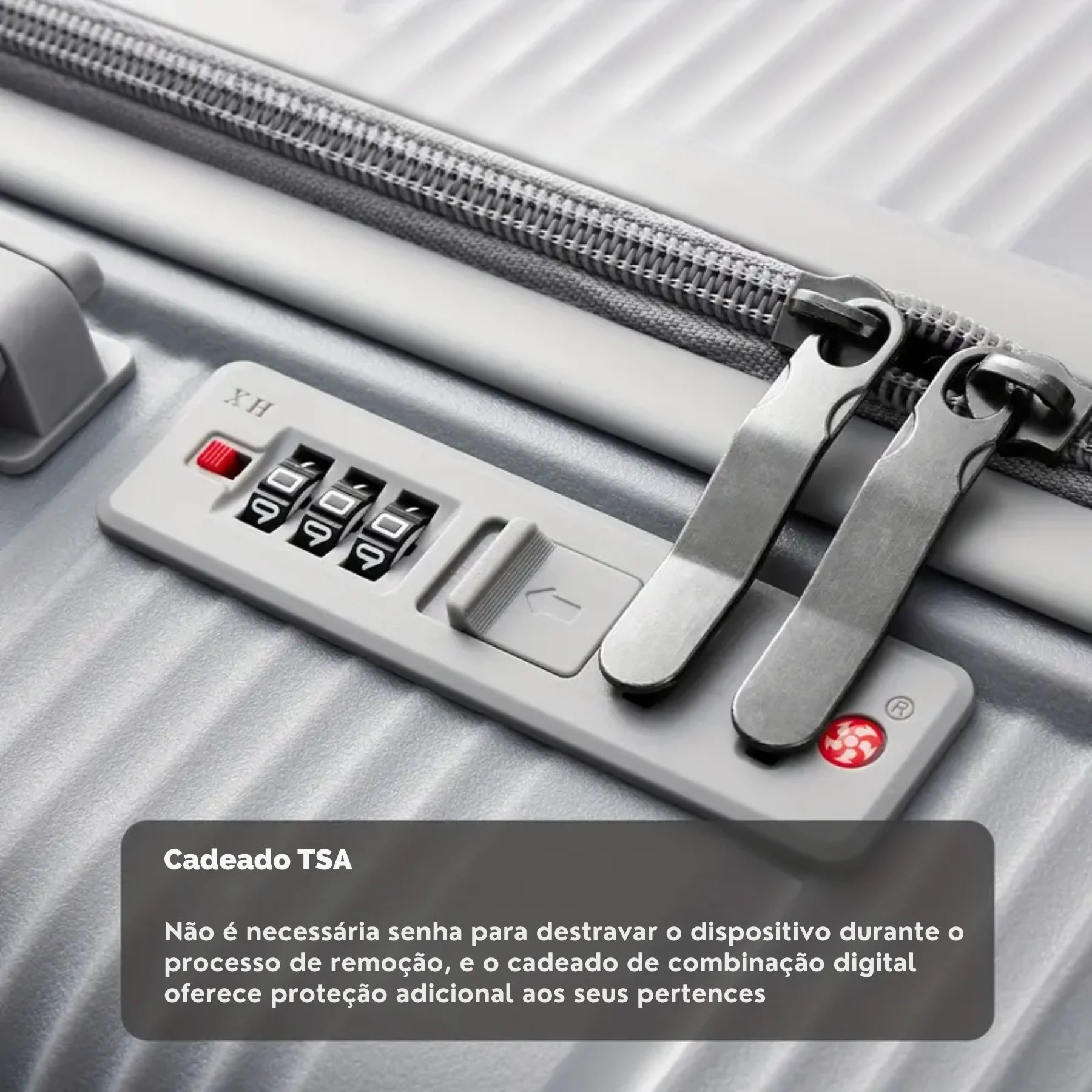 Bolso traseiro anti-furto da mochila para documentos e carteira com acesso r�pido e seguro.