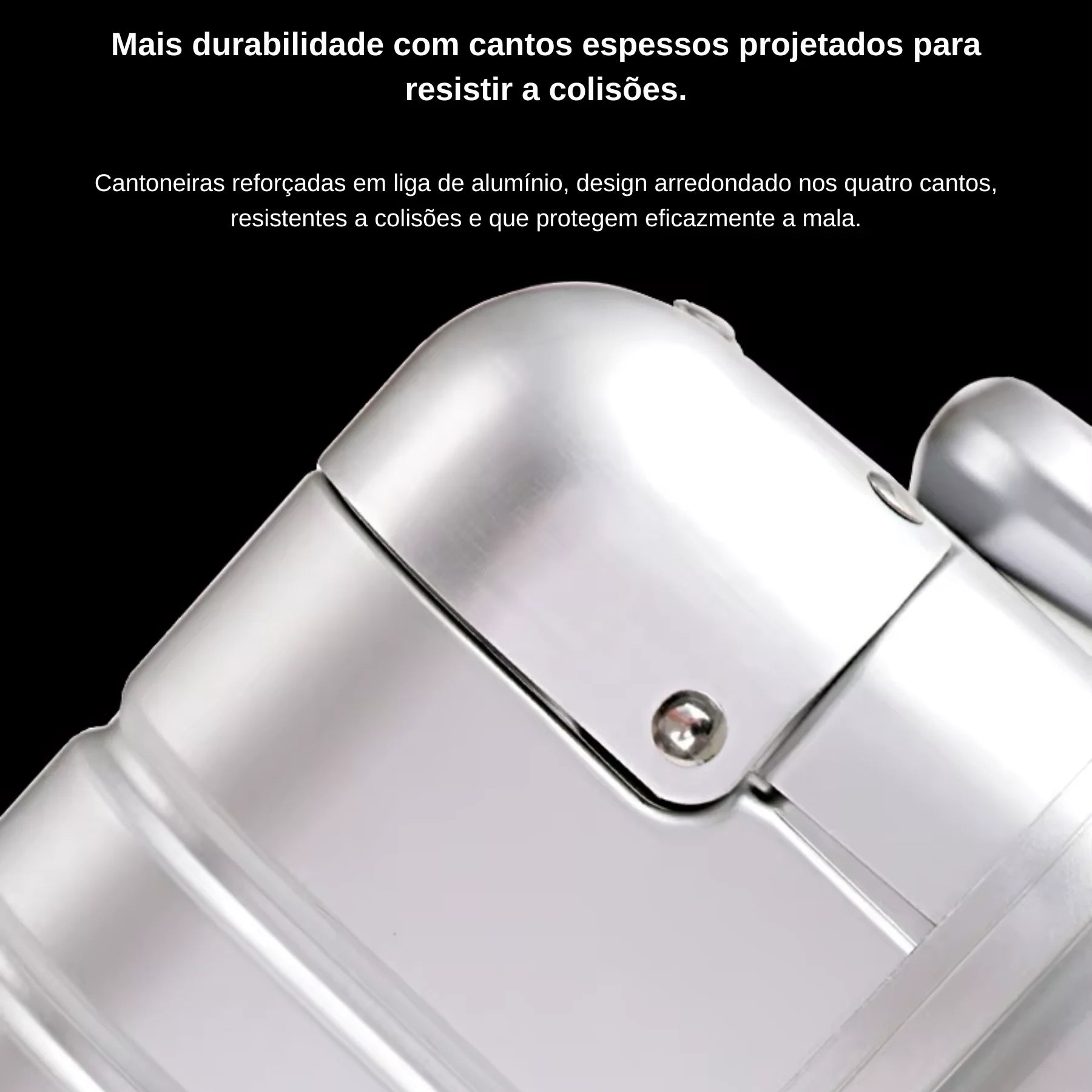 Mala de Viagem AeroTrek Alum�nio e Magn�sio � Bagagem de M�o com Rodinhas 360�