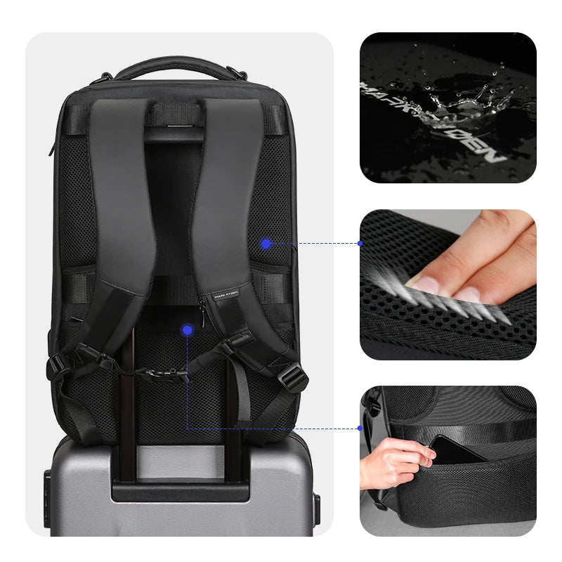 MARK RYDEN - MOCHILA EXECUTIVA DE VIAGEM NOTEBOOK 17" COM PORTA USB [Mochila Masculina] - MARK RYDEN - MOCHILA EXECUTIVA DE VIAGEM NOTEBOOK 17" COM PORTA USB Bagagem Vip 