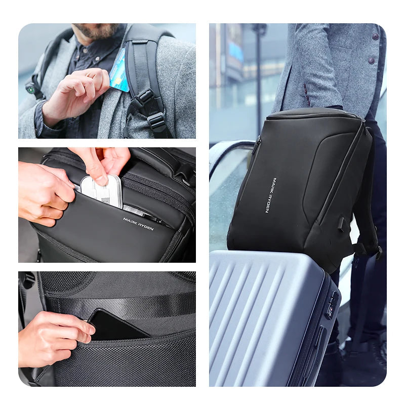 MARK RYDEN - MOCHILA EXECUTIVA DE VIAGEM NOTEBOOK 17" COM PORTA USB [Mochila Masculina] - MARK RYDEN - MOCHILA EXECUTIVA DE VIAGEM NOTEBOOK 17" COM PORTA USB Bagagem Vip 