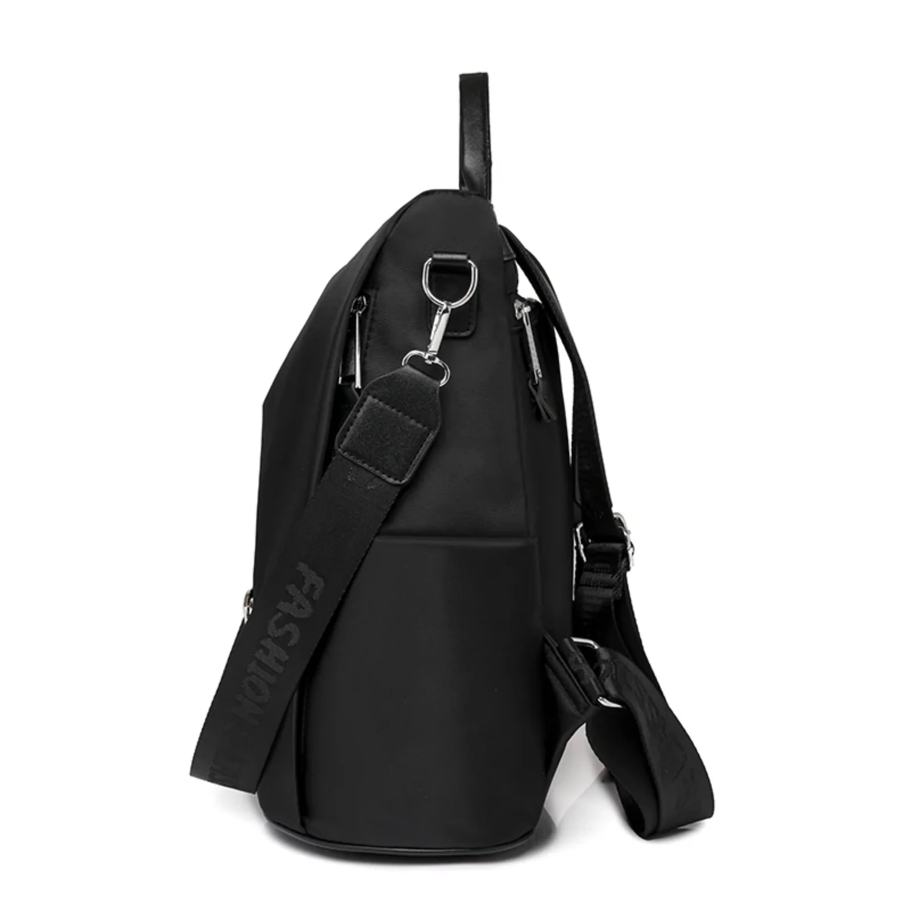 Mochila Bolsa Feminina StyleClass Preta + 2 Carteiras