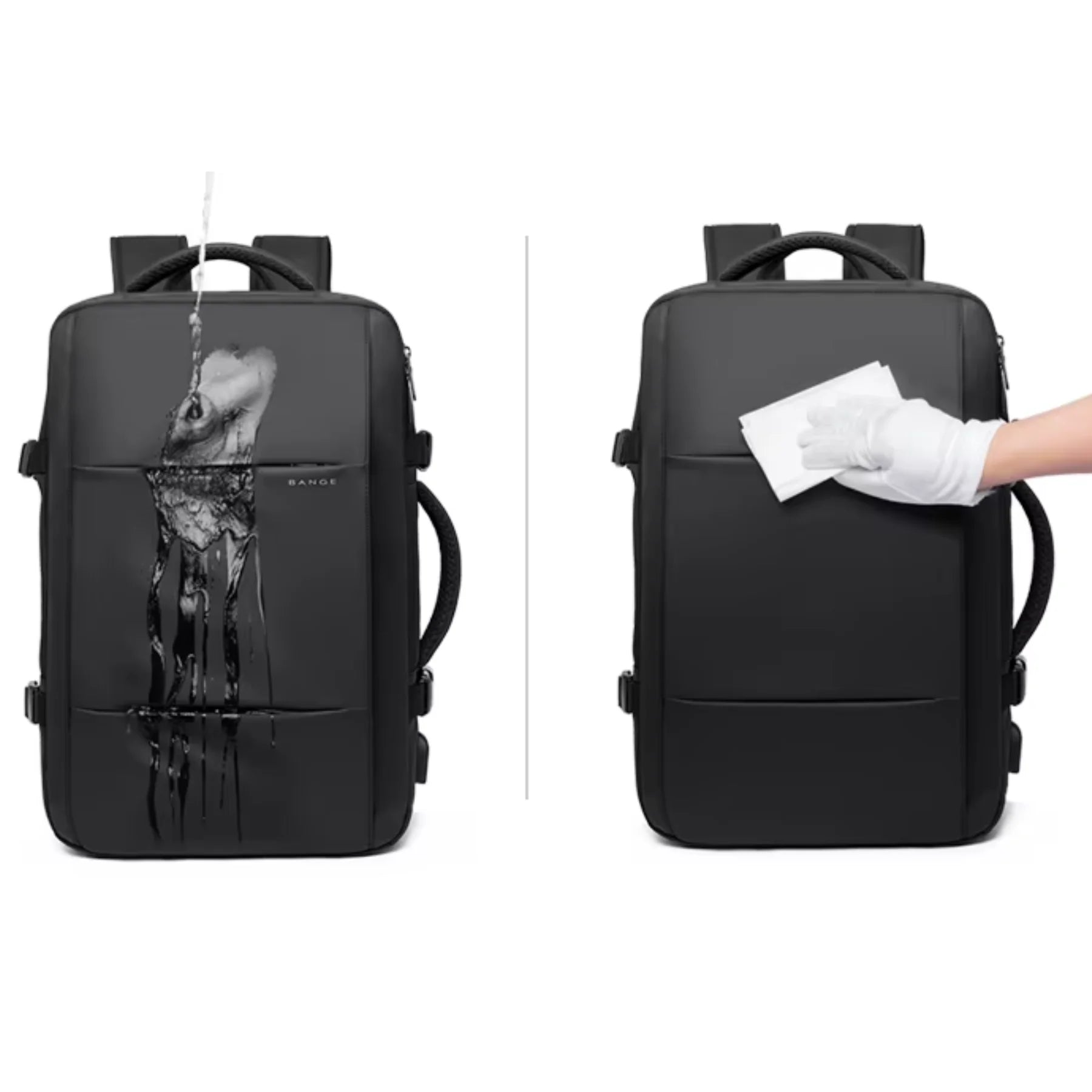 Mochila de Viagem Impermeável 45L, Resistente à Água TechVoyager Pro