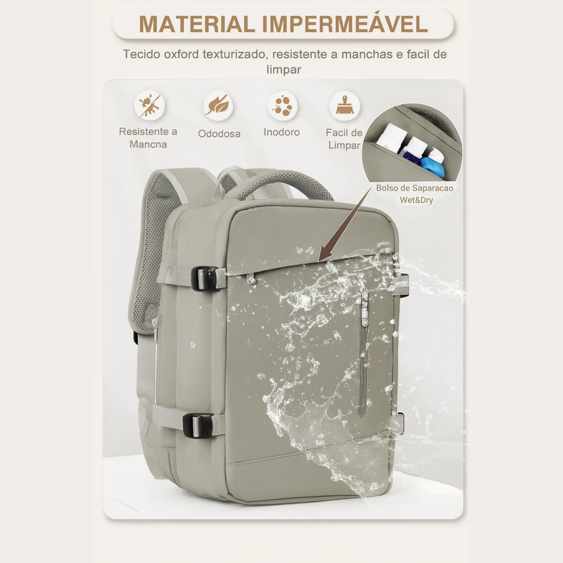 Mochila Masculina De Viagem ExpanTravel