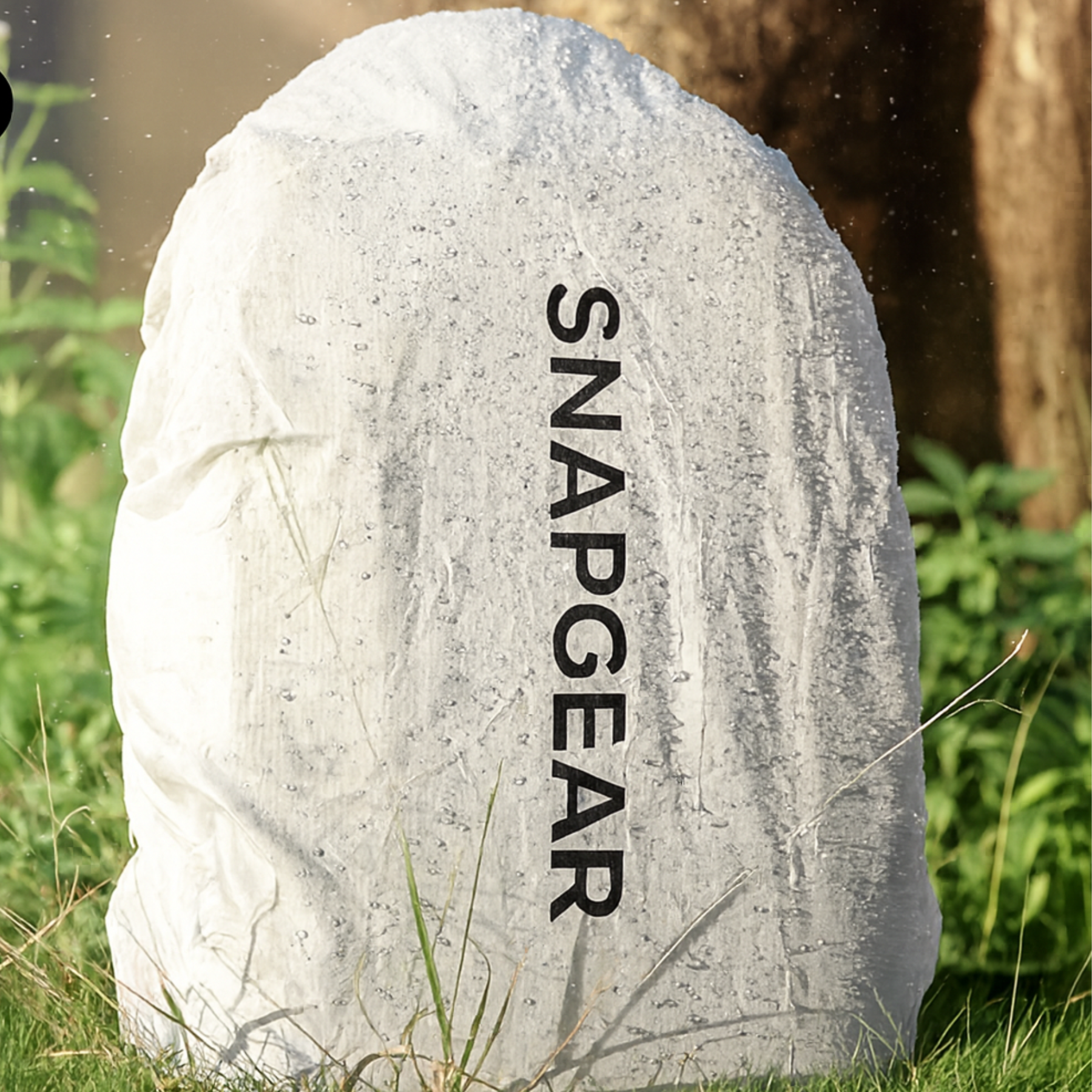 Alça ajustável e reforçada da mochila fotográfica SnapGear preta para uso confortável