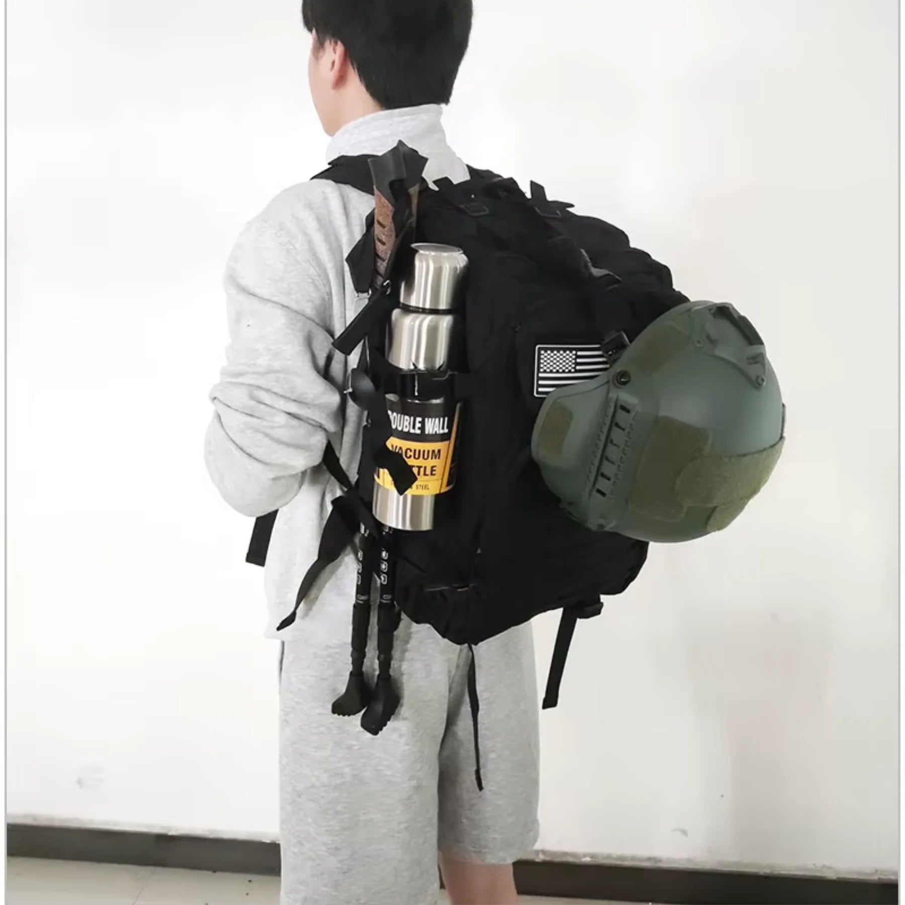 Mochila Tática Militar Impermeável 50L – TactiGear Max Masculina