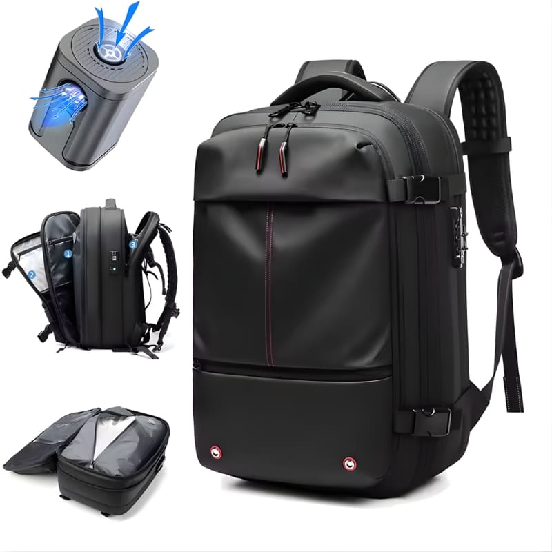 Sistema de compressão da mochila VacuumPack Bagagem VIP