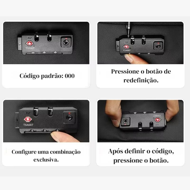 Mochila VacuumPack Bagagem VIP para viagem curta e cabine