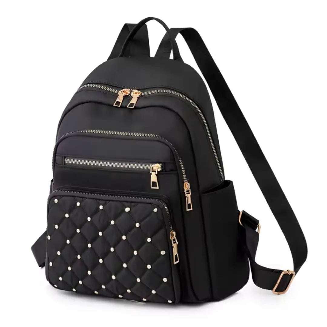 mochila preta feminina 