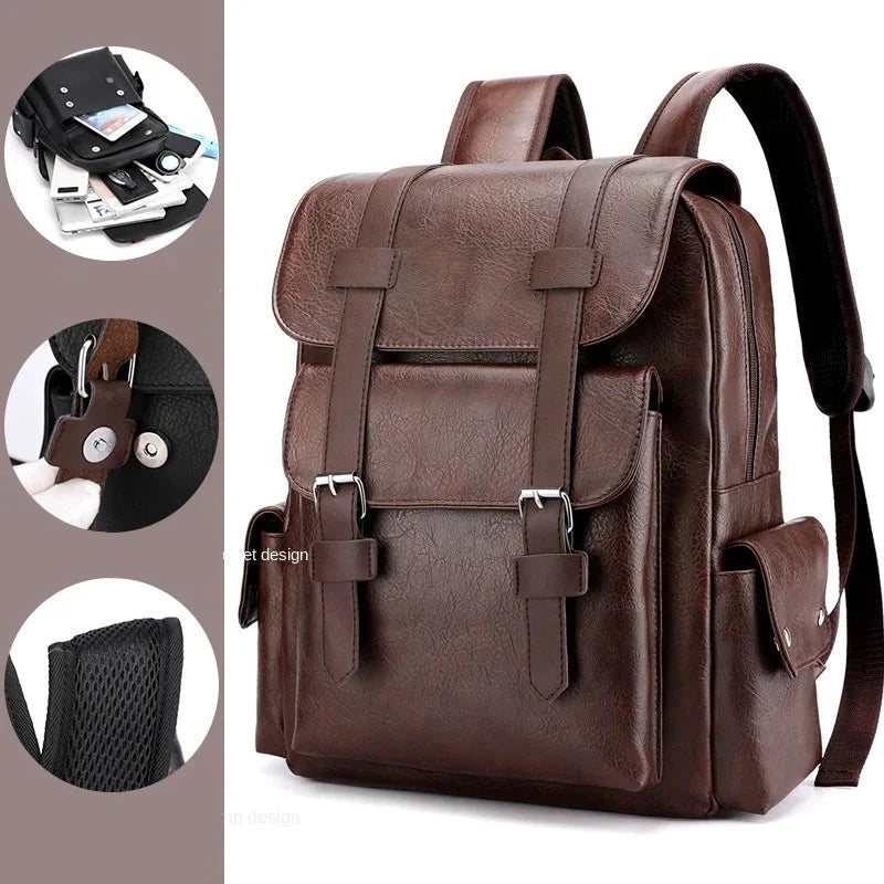 NomadCase - Mochila de Couro à Prova D'água Bagagem Vip 