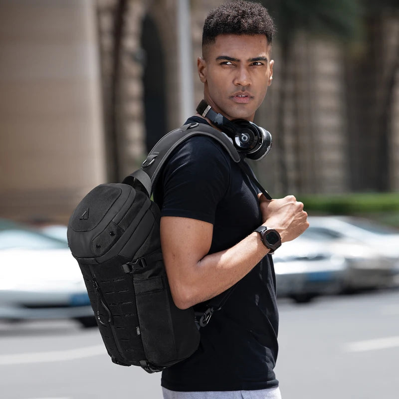 OZUKO - Bolsa Transversal Ozuko Original Cadeado Usb Bolso Atras Bagagem Vip 