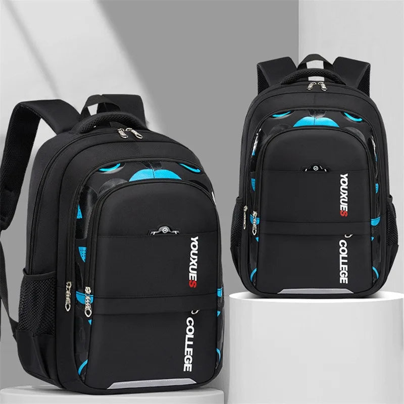 PrimePack - Mochila Escolar Impermeável Para Meninos [Mochila Escolar] - PrimePack - Mochila Escolar Impermeável Para Meninos Bagagem Vip 