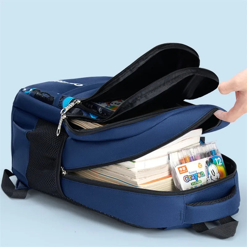 PrimePack - Mochila Escolar Impermeável Para Meninos [Mochila Escolar] - PrimePack - Mochila Escolar Impermeável Para Meninos Bagagem Vip 