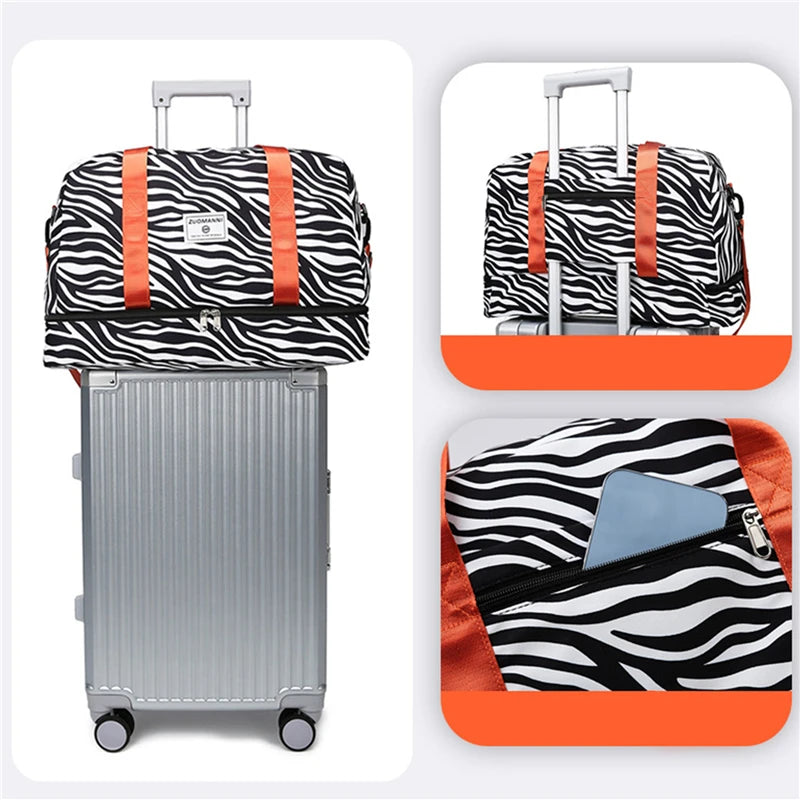 Savannah Weekend Bag - Bolsa de Viagem Feminina, Bolsa de Mão Estampada [Bolsa / Mala] - Savannah Weekend Bag - Bolsa de Viagem Feminina, Bolsa de Mão Estampada Bagagem Vip 