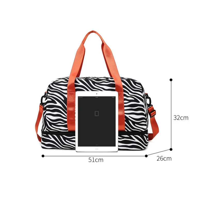 Savannah Weekend Bag - Bolsa de Viagem Feminina, Bolsa de Mão Estampada [Bolsa / Mala] - Savannah Weekend Bag - Bolsa de Viagem Feminina, Bolsa de Mão Estampada Bagagem Vip 