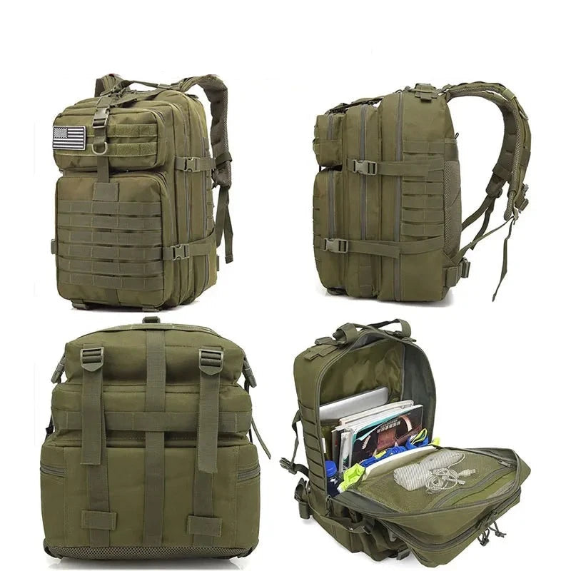 TactiGear Max - Mochila tática impermeável [Mochila Tatica] - TactiGear Max - Mochila tática impermeável Bagagem Vip 