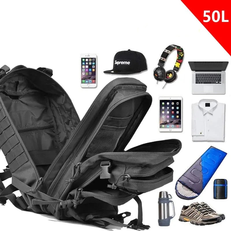 TactiGear Max - Mochila tática impermeável [Mochila Tatica] - TactiGear Max - Mochila tática impermeável Bagagem Vip 