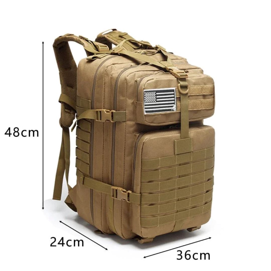 TactiGear Max - Mochila tática impermeável [Mochila Tatica] - TactiGear Max - Mochila tática impermeável Bagagem Vip 