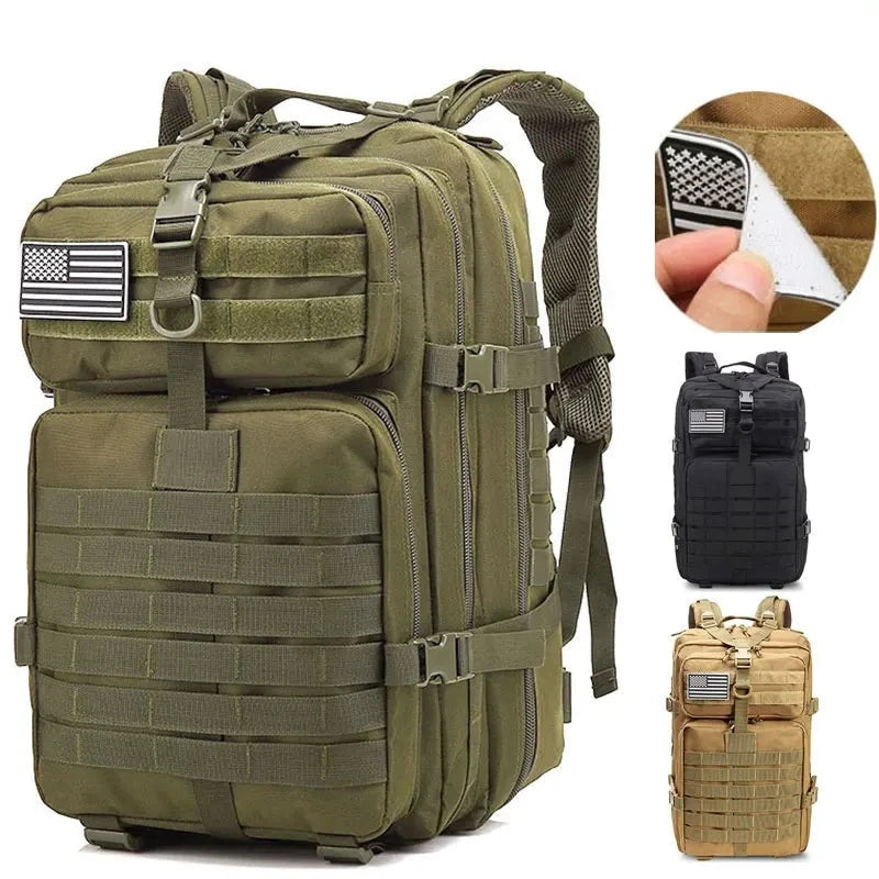 TactiGear Max - Mochila tática impermeável [Mochila Tatica] - TactiGear Max - Mochila tática impermeável Bagagem Vip 