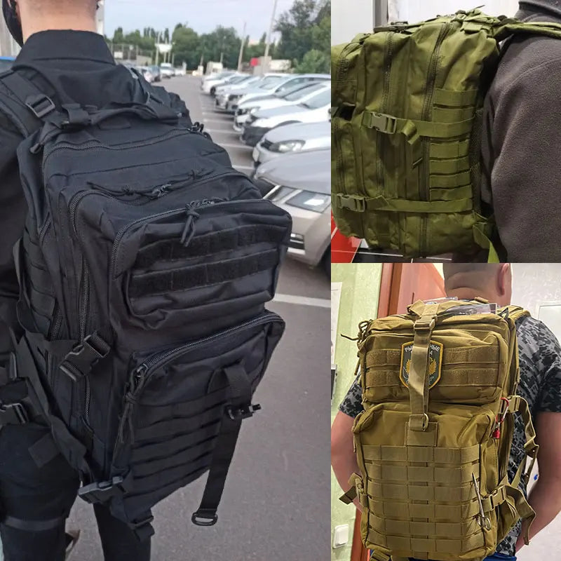 TactiGear Max - Mochila tática impermeável [Mochila Tatica] - TactiGear Max - Mochila tática impermeável Bagagem Vip 