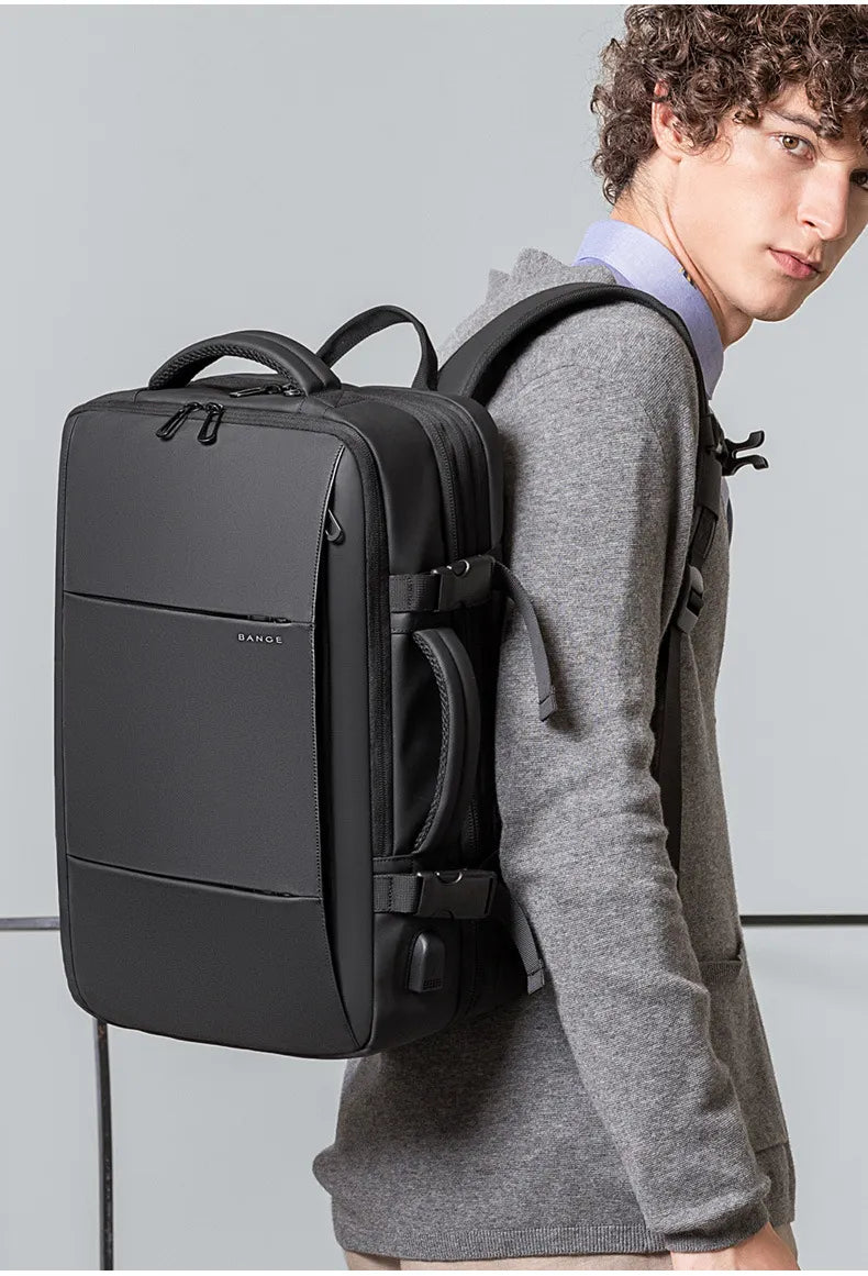 TechVoyager Pro - Mochila de viagem Resistente a Água + 1 Capa de Chuva [Mochila de Viagem] -TechVoyager Pro - Mochila de viagem Resistente a Água Bagagem Vip 