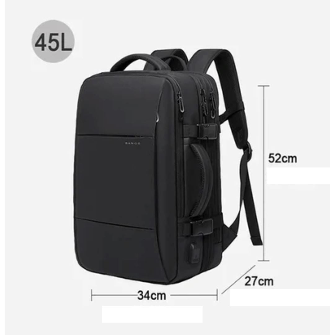 TechVoyager Pro - Mochila de viagem Resistente a Água + 1 Capa de Chuva [Mochila de Viagem] -TechVoyager Pro - Mochila de viagem Resistente a Água Bagagem Vip 