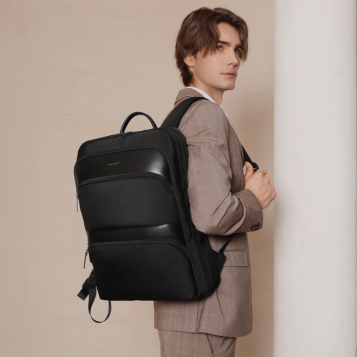 Tigernu - Mochila Expansível Impermeável Para Laptop Bagagem Vip 