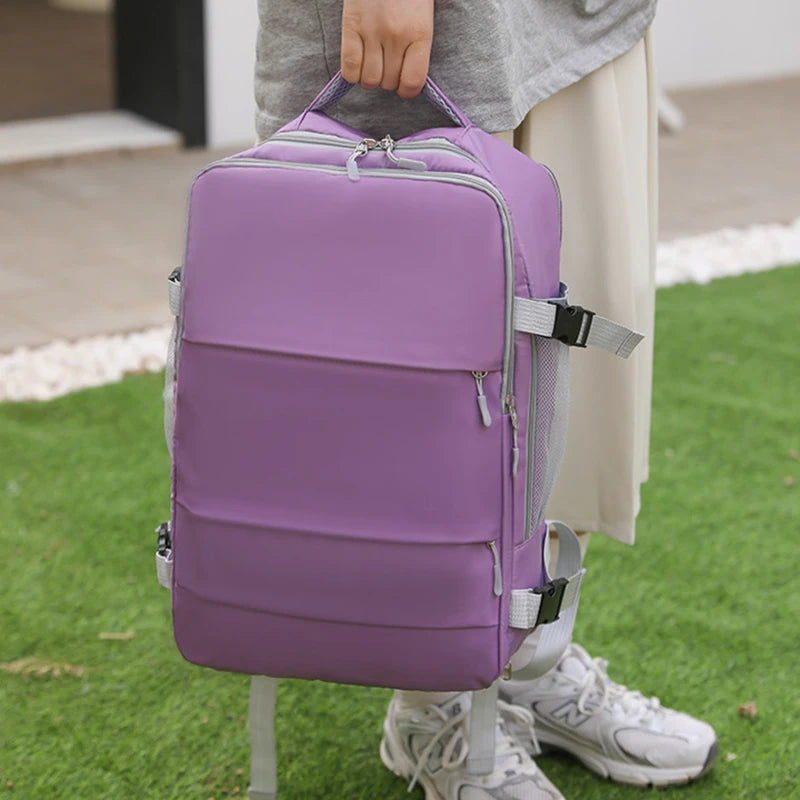 TravelDream - Mochila de Viagem Grande Feminina À Prova D'Água [Mochila Feminina] - TravelDream - Mochila de Viagem Grande Feminina À Prova D'Água My Store 
