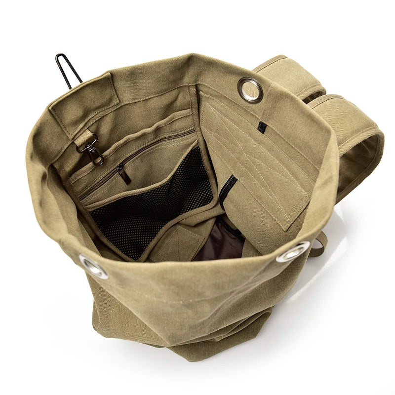 UltraCap - Bolsa de Ombro de Lona Premium Bagagem Vip 